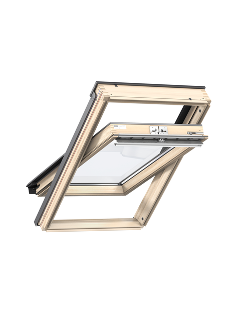 Zdjęcie: Okno GZL 1051 drewniane otwierane u góry, 66x140 cm VELUX
