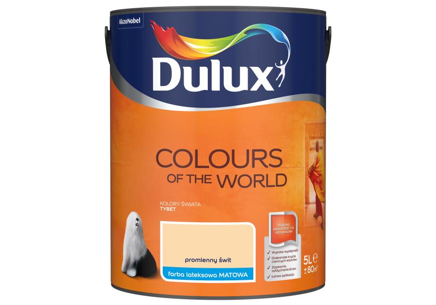 Zdjęcie: Farba do wnętrz Kolory Świata 5 L promienny świt DULUX