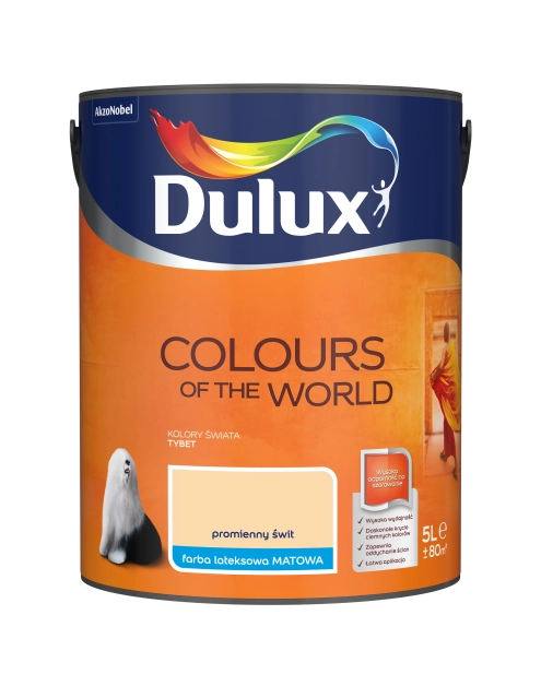 Zdjęcie: Farba do wnętrz Kolory Świata 5 L promienny świt DULUX