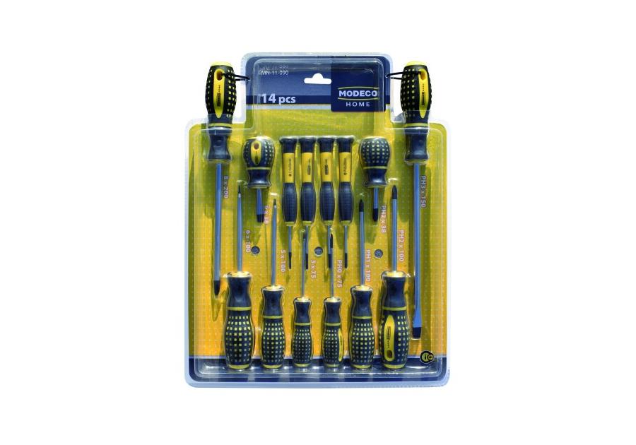 Zdjęcie: Wkrętaki złoto-szare 14 sztuk MODECO HOME