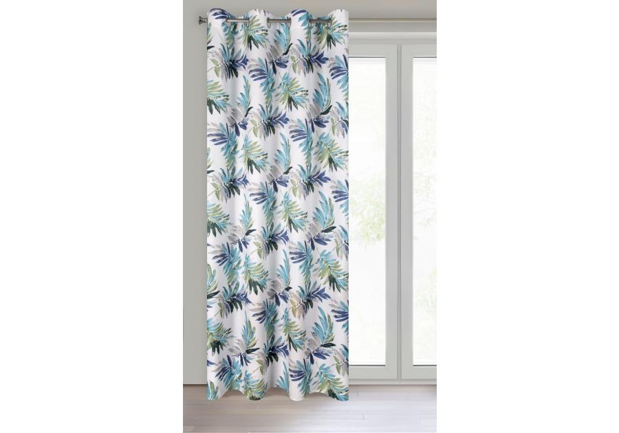 Zdjęcie: Zasłona gotowa Sabrina 140x250 cm niebieski EUROFIRANY