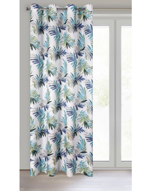 Zdjęcie: Zasłona gotowa Sabrina 140x250 cm niebieski EUROFIRANY