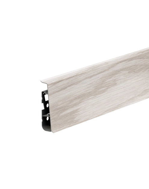 Zdjęcie: Listwa przypodłogowa PVC Hi Line Prestige 2,2x7,5 cm 2,50 m Jesion Baltimore Mat CEZAR