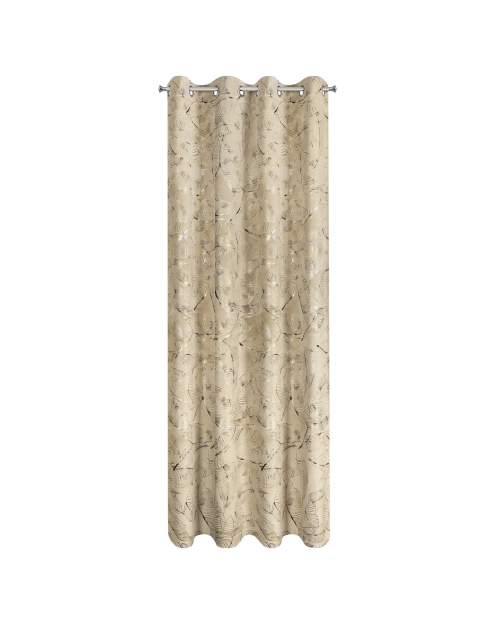 Zdjęcie: Zasłona gotowa Odeta 135x250 cm beżowy EUROFIRANY