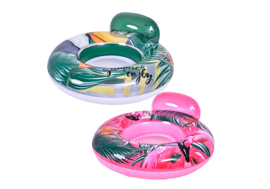 Zdjęcie: Sofa do pływania "Tropikalny Świat" z siateczką 106 cm SUN CLUB