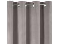 Zdjęcie: Zasłona Berfu 140x250 cm pudrowa na przelotkach EUROFIRANY