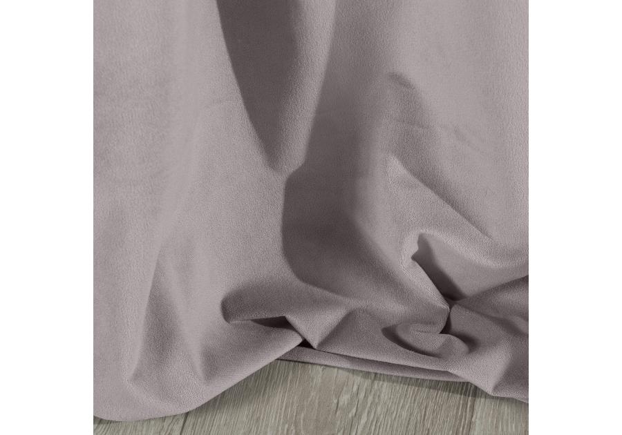 Zdjęcie: Zasłona Berfu 140x250 cm pudrowa na przelotkach EUROFIRANY