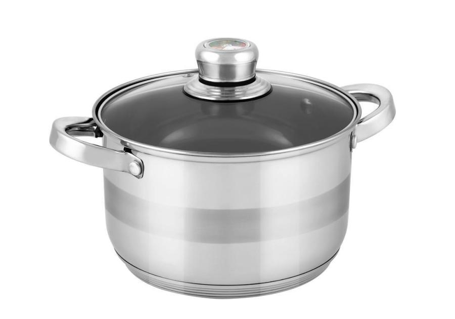 Zdjęcie: Garnek nierdzewny Oskar 20 cm - 3,9 L z pokrywką FLORINA