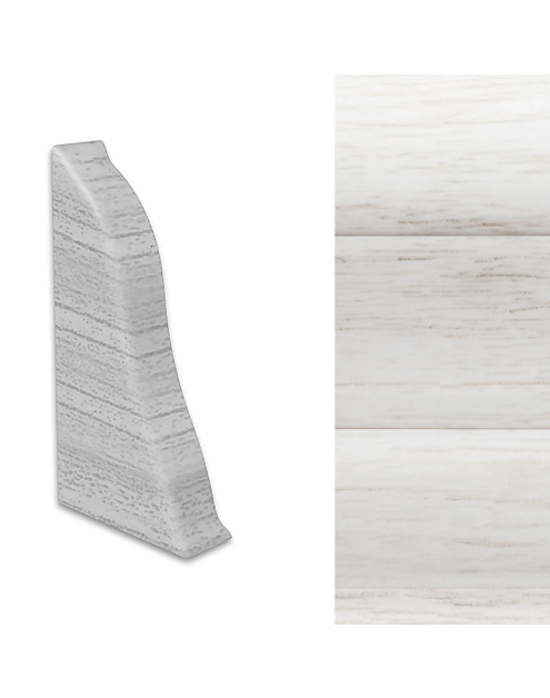 Zdjęcie: Zakończenie prawe do listwy LM55 2 szt. dąb aspen ARBITON