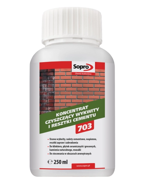 Zdjęcie: Koncentrat czyszczący wykwity i resztki cementu ZA 703 0,25 L SOPRO