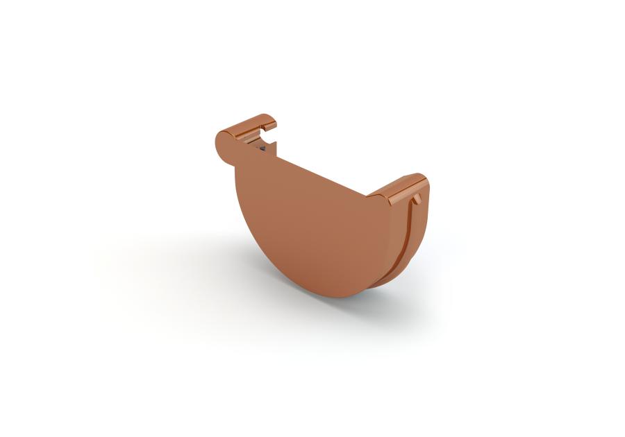 Zdjęcie: Denko rynny prawe 100 mm miedziany Magnat GAMRAT