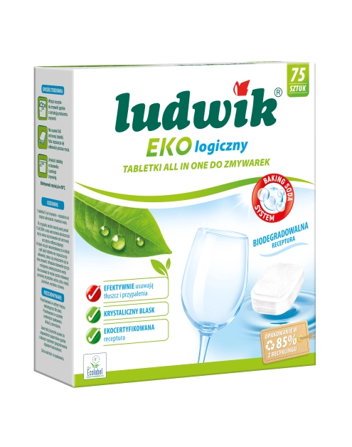 Zdjęcie: Tabletki do zmywarek All in one 75 sztuk LUDWIK