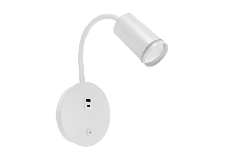 Zdjęcie: Oprawa dekoracyjna Zula WLL USB GU10 kolor biały max 35 W STRUHM