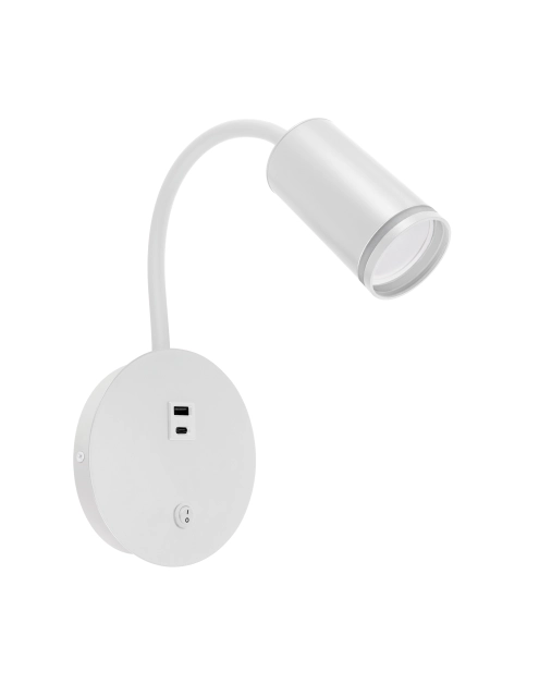 Zdjęcie: Oprawa dekoracyjna Zula WLL USB GU10 kolor biały max 35 W STRUHM