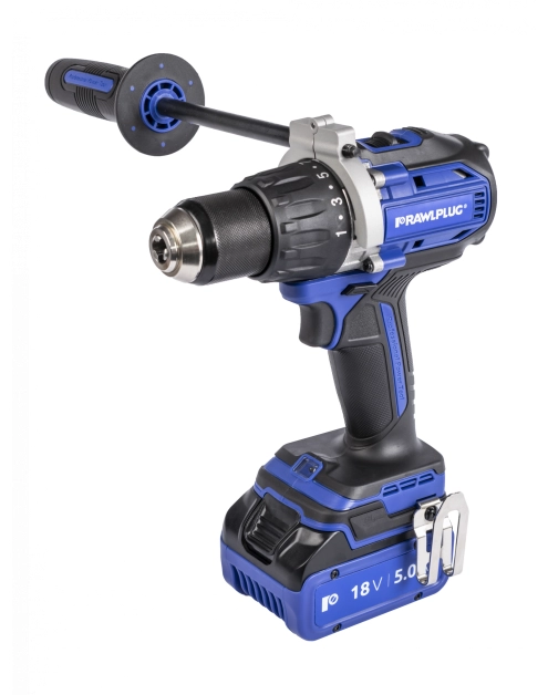 Zdjęcie: Wiertarko-wkrętarka z udarem 100 Nm 18 V RawlDRIVER RAWLPLUG