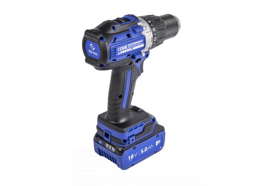 Zdjęcie: Wiertarko-wkrętarka z udarem 100 Nm 18 V RawlDRIVER RAWLPLUG