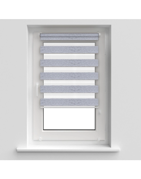 Zdjęcie: Roleta 38x140 cm Zebra III szary DECODESIGN