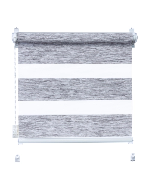 Zdjęcie: Roleta 38x140 cm Zebra III szary DECODESIGN