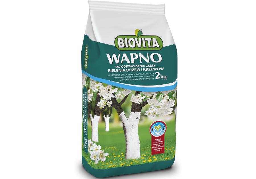 Zdjęcie: Wapno do bielenia i odkwaszania gleby 2kg BIOVITA