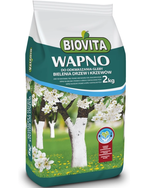 Zdjęcie: Wapno do bielenia i odkwaszania gleby 2kg BIOVITA