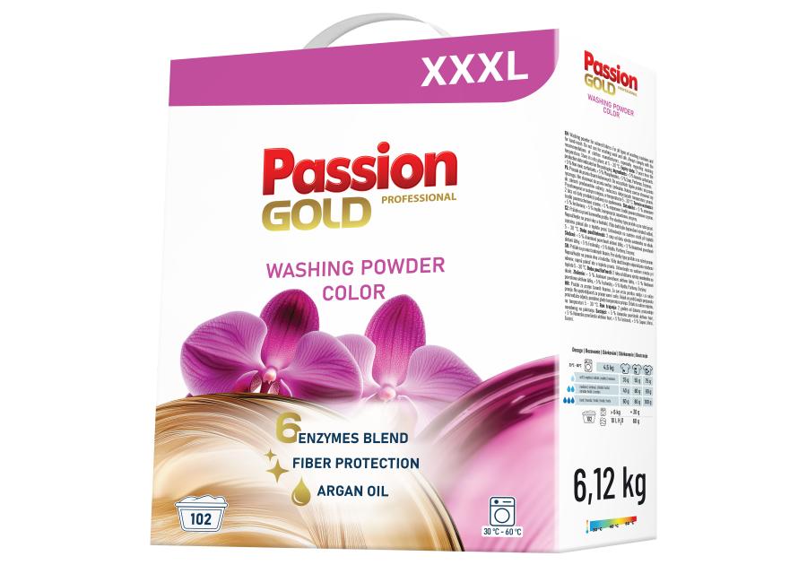Zdjęcie: Proszek do prania 6,12 kg kolor PASSION GOLD