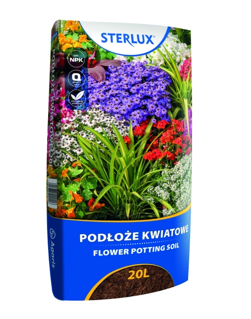 Zdjęcie: Podłoże kwiatowe 20 L STERLUX