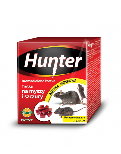 Zdjęcie: Trutka woskowa na myszy i szczury 250 g HUNTER