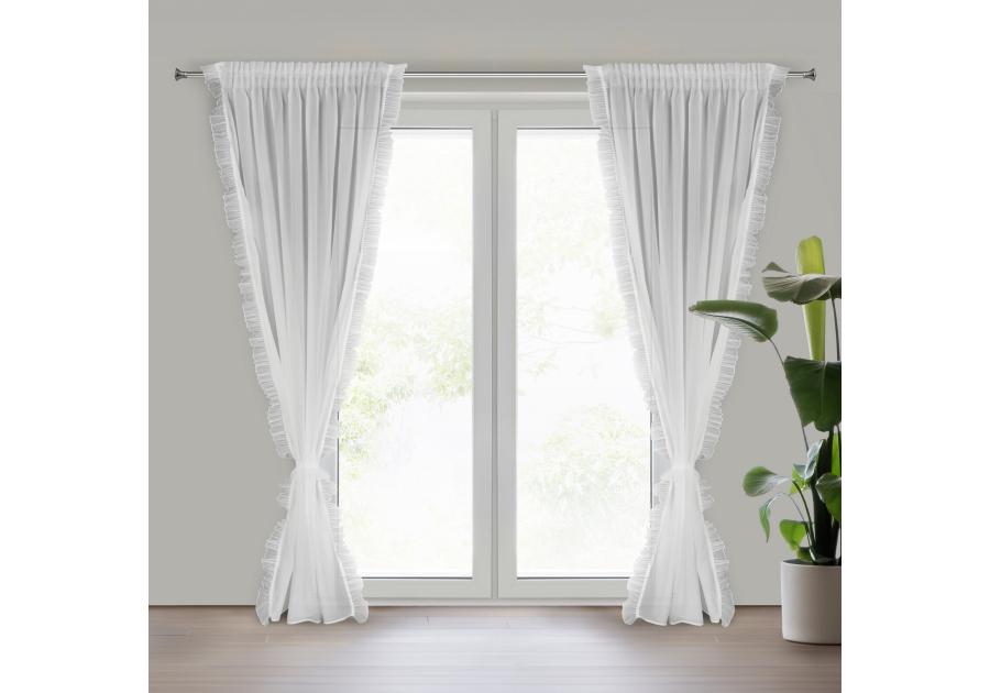 Zdjęcie: Firana gotowa Karen na taśmie 140 x 270 cm biały EUROFIRANY