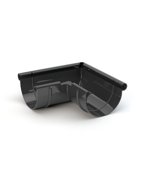 Zdjęcie: Narożnik rynnowy zewnętrzny 150 mm grafitowy GAMRAT