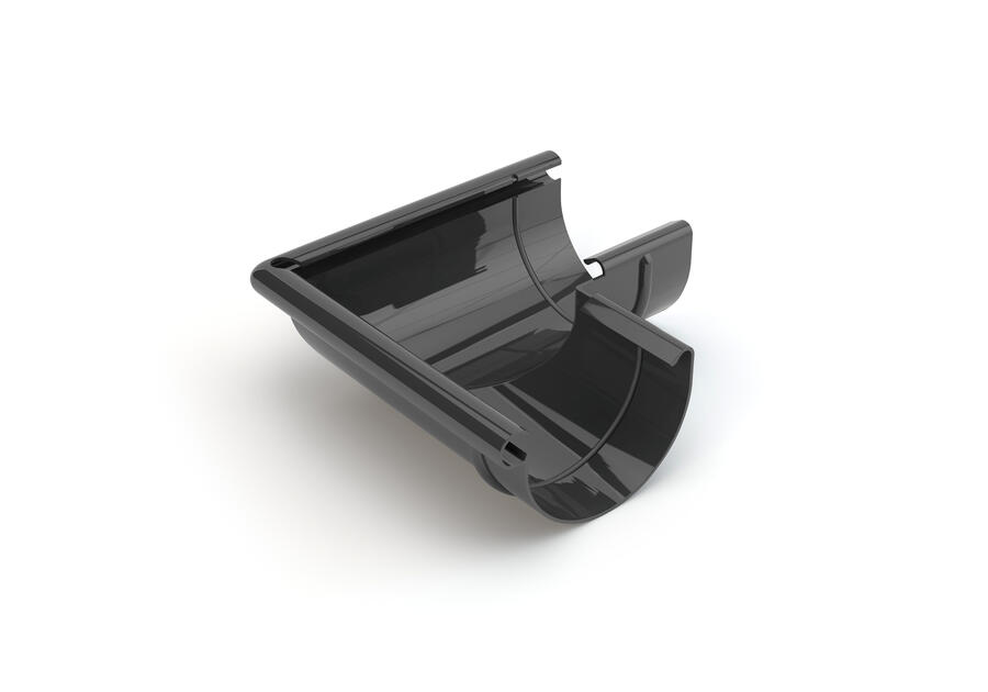 Zdjęcie: Narożnik rynnowy zewnętrzny 150 mm grafitowy GAMRAT