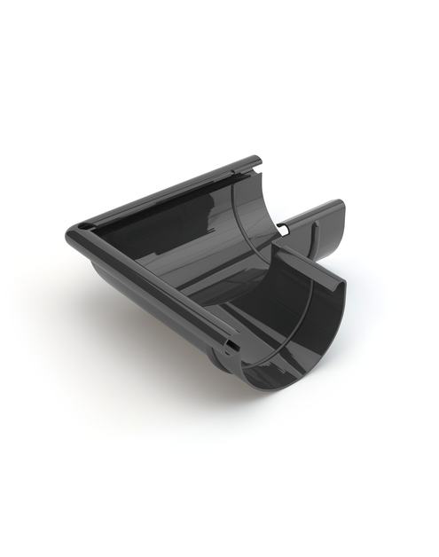 Zdjęcie: Narożnik rynnowy zewnętrzny 150 mm grafitowy GAMRAT