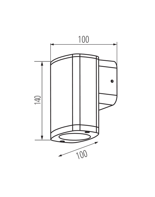 Zdjęcie: Oprawa oświetleniowa Zevi EL 1GU10 B KANLUX