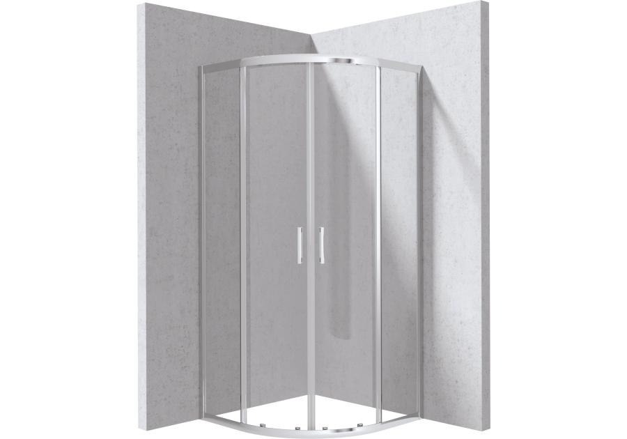 Zdjęcie: Kabina prysznicowa półokrągła 90x90 cm DEANTE