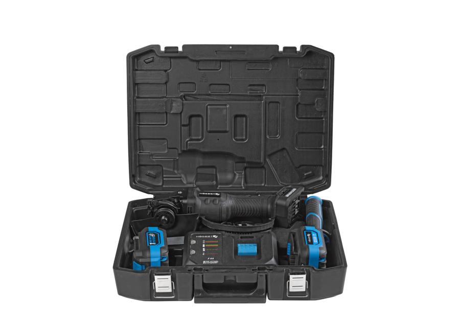 Zdjęcie: Szlifierka kątowa bezszczotkowa 125 mm 18 V zestaw HOGERT TECHNIK