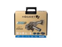 Zdjęcie: Szlifierka kątowa bezszczotkowa 125 mm 18 V zestaw HOGERT TECHNIK