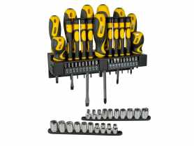 Zestaw wkrętaków, nasadek i bitów, 57 elementów STANLEY