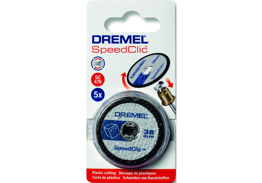 Zdjęcie: Tarcze Sclic do plastiku 38 mm, 5 sztuk DREMEL