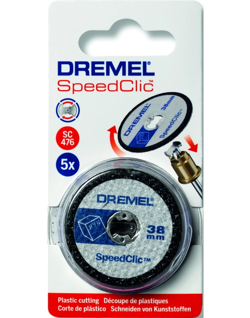 Zdjęcie: Tarcze Sclic do plastiku 38 mm, 5 sztuk DREMEL