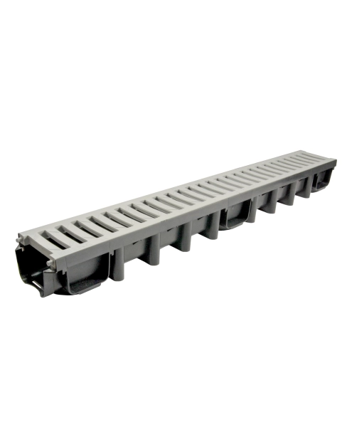 Zdjęcie: Odwodnienie liniowe kanał z kratą PVC A 15, 1000x131x98 mm ZMM MAXPOL