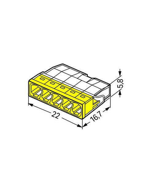 Zdjęcie: Złączka Wago 5x2,5 mm - 12 szt. EPN