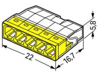 Zdjęcie: Złączka Wago 5x2,5 mm - 12 szt. EPN