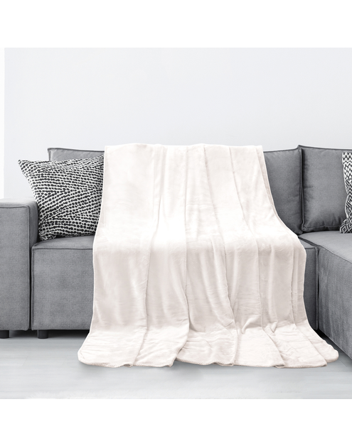 Zdjęcie: Koc Tyler cream 150x200 cm AMELIA HOME