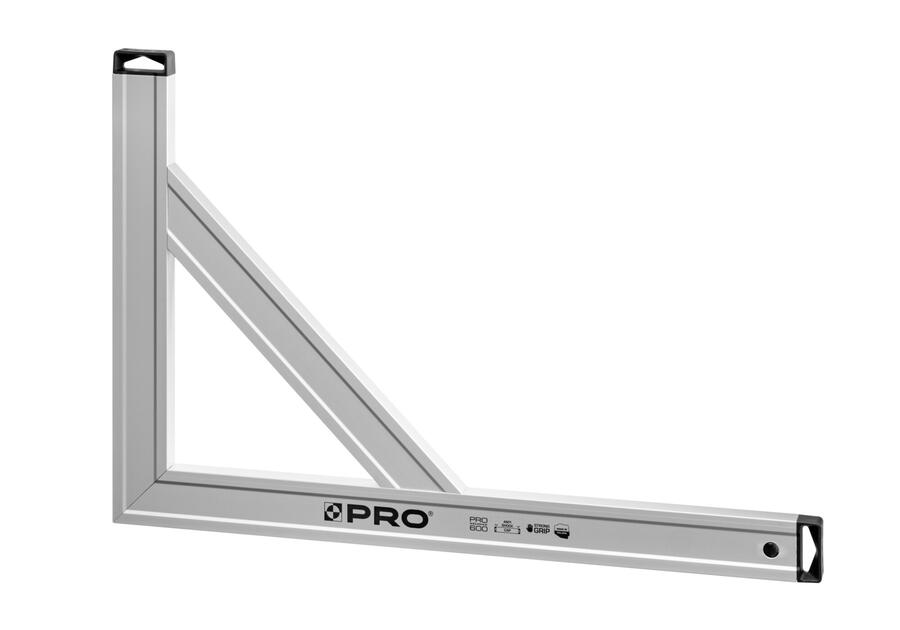 Zdjęcie: Kątownica anodowana bez wskaźników ze wzmocnieniem 40x60 cm PRO