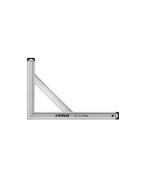 Zdjęcie: Kątownica anodowana bez wskaźników ze wzmocnieniem 40x60 cm PRO