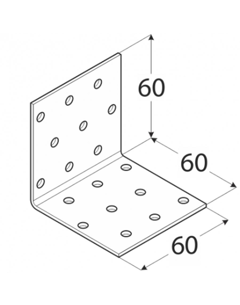 Zdjęcie: Kątownik montażowy 6x6x6 cm KM4 DMX