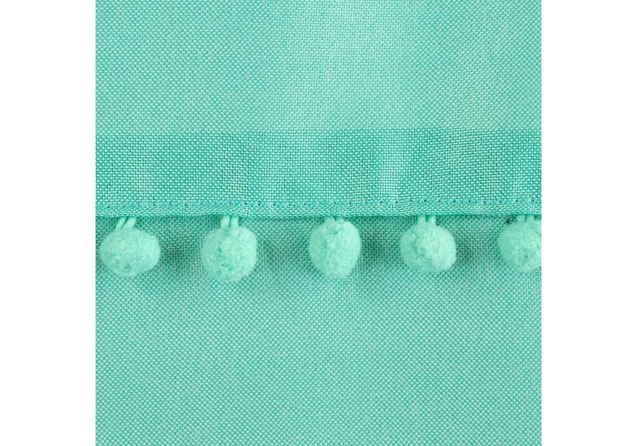 Zdjęcie: Zasłona Defne 135x260 cm miętowa na przelotkach EUROFIRANY