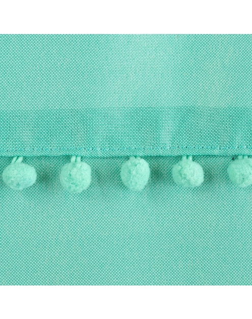 Zdjęcie: Zasłona Defne 135x260 cm miętowa na przelotkach EUROFIRANY