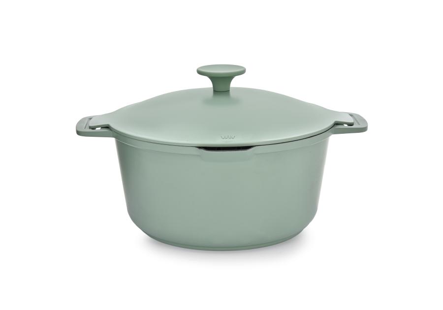 Zdjęcie: Garnek z powłoką Qualum Basic z pokrywką Fern 24 cm AMBITION