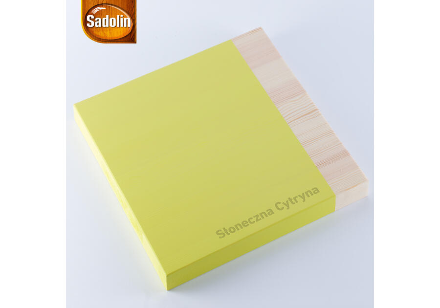 Zdjęcie: Farba do drewna Kolory ogrodu 0,25 L słoneczna cytryna SADOLIN