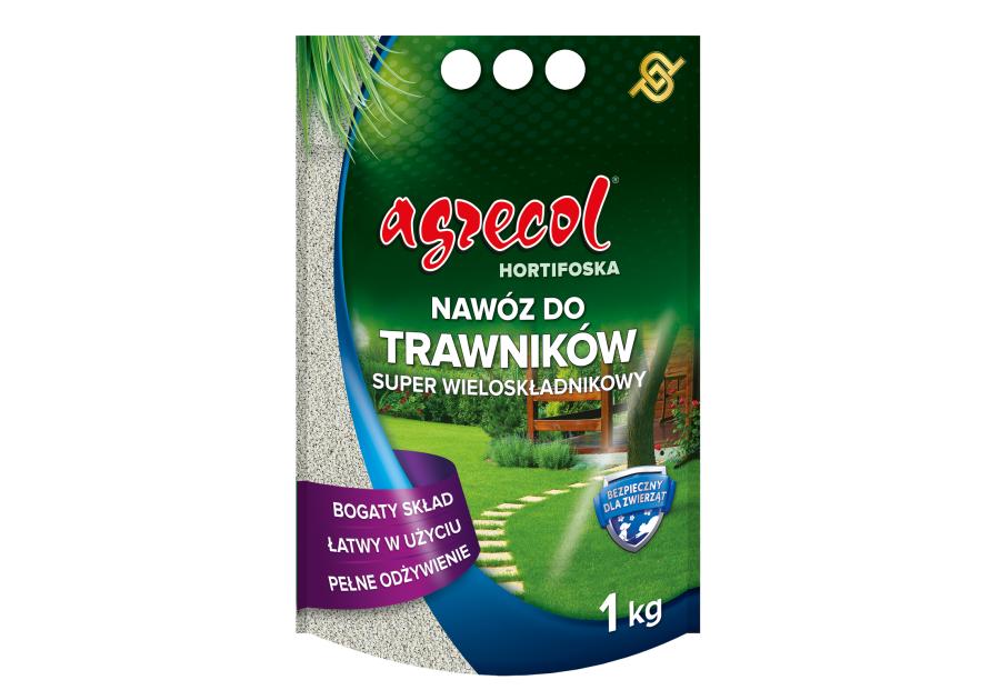 Zdjęcie: Nazwóz do trawników super wieloskładnikowy Hortifoska 1 kg AGRECOL